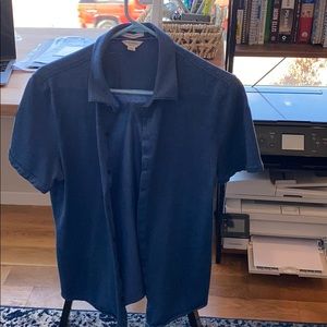 Calvin Klein size L button down short sleeve shirt